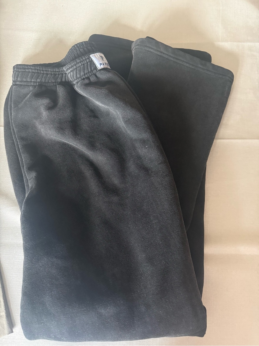 Parke Halloween Acid Wash Black Straight Leg Sweatpants- NWOT - Picture 4 of 4